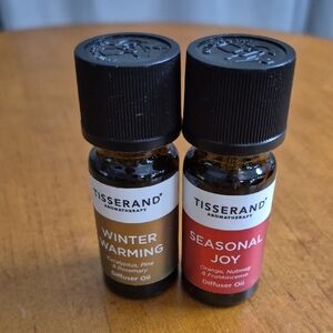 Tisserand Aromatherapy Diffuser Oils Set of 2 scents. Only Used Once.
